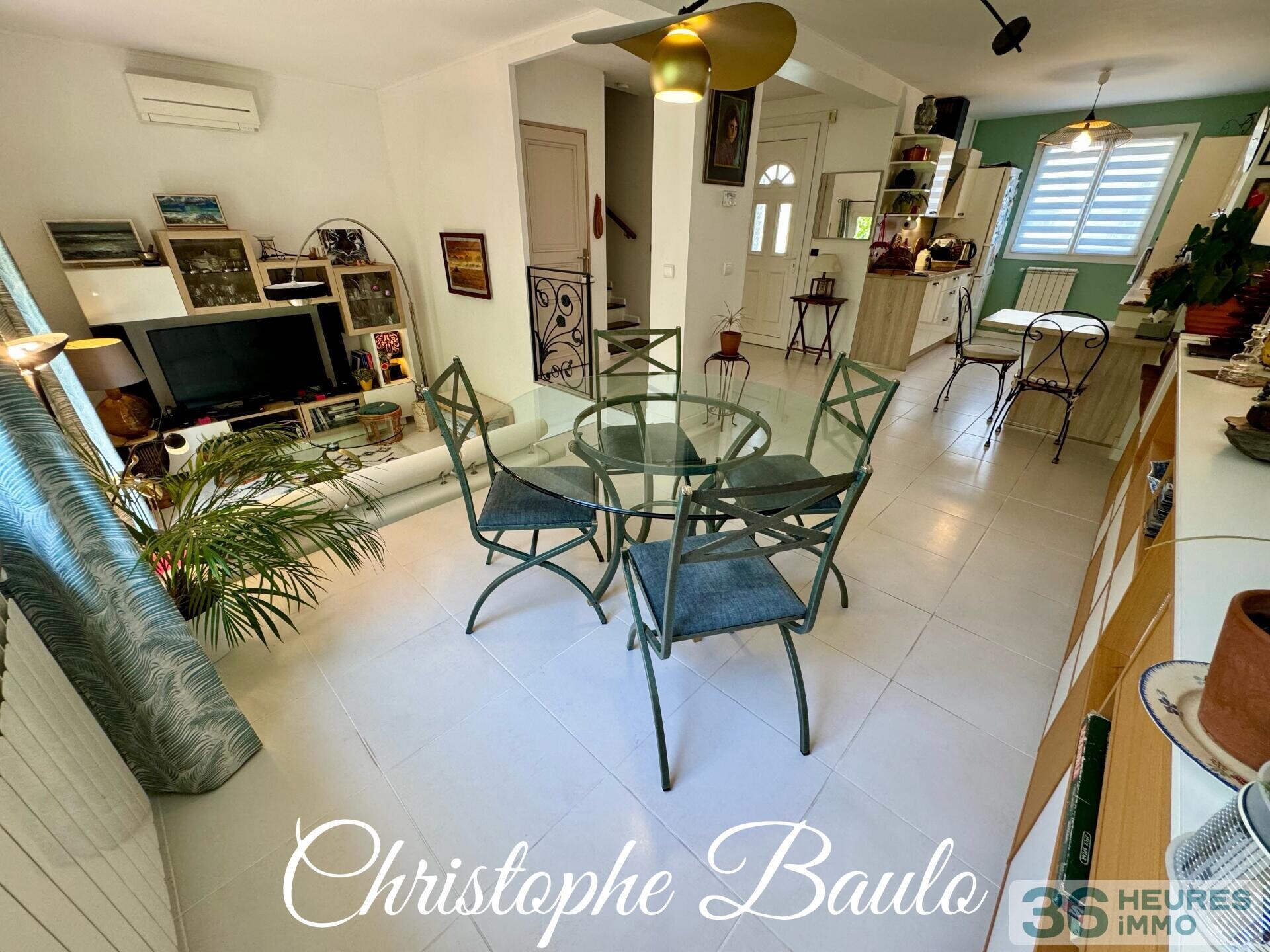 Dépt Hérault (34), à vendre à Montpellier quartier Sabines, maison T4 85m2 + grand garage + 220m2 terrain