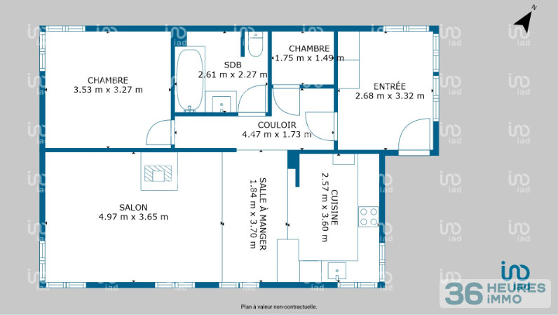 *** MAISON INDIVIDUELLE AVEC VUE SUR LA TOUR DE MONTLHERY - PROCHE DE TOUTES COMMODITES - BOX EN SOUS SOL ***
