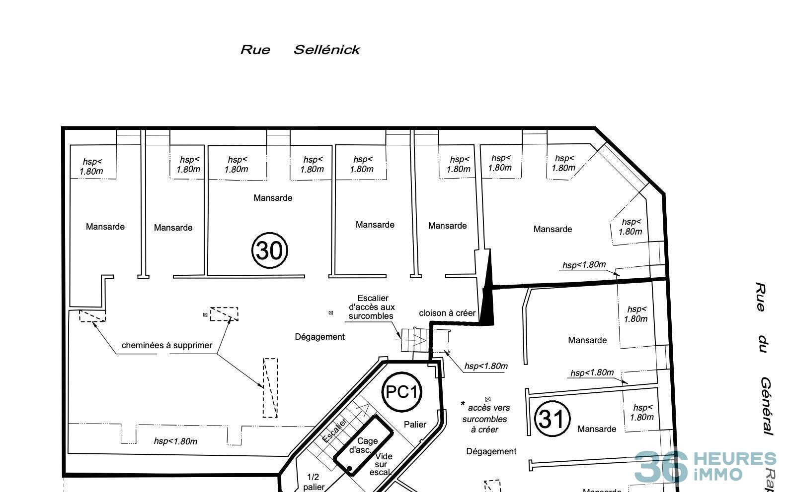 COMBLES À AMENAGER NEUSTADT 