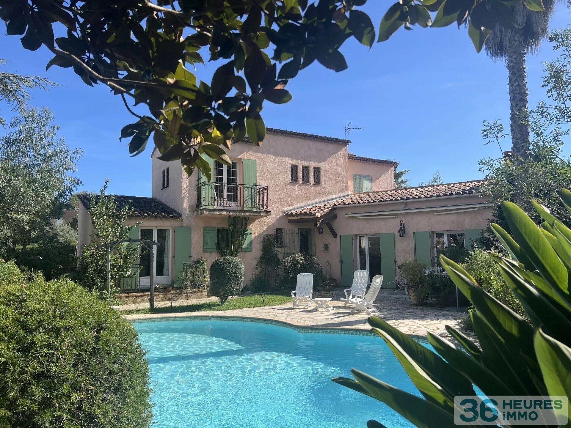 Charming house with swimming pool in La Roquette-sur-Siagne