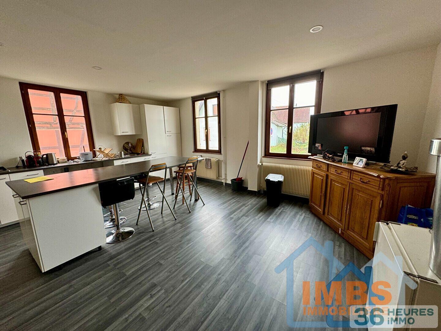 BIETLENHEIM : corps de ferme 11 pièces (210 m²) à vendre