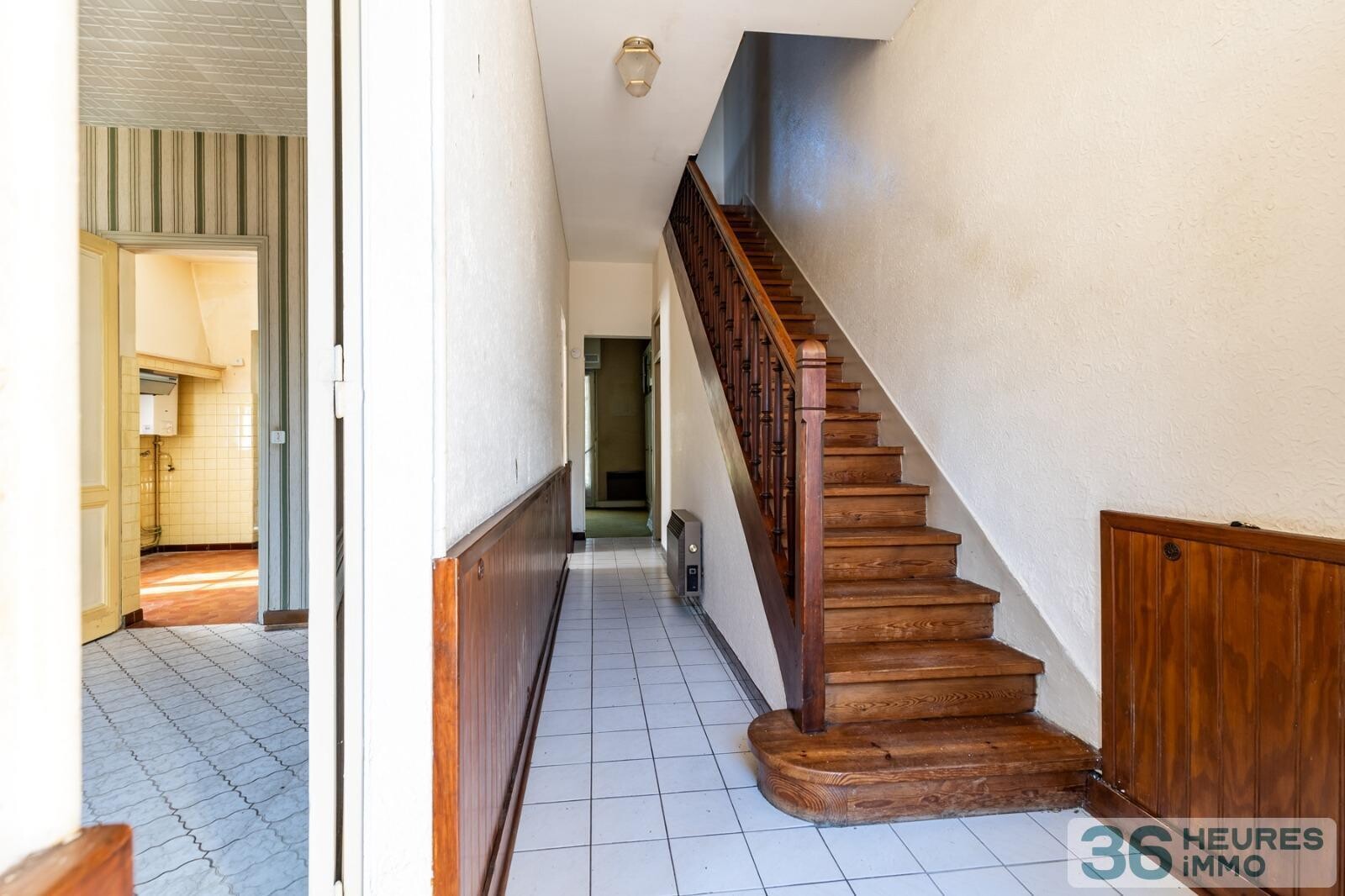 Maison pierre avec garage et jardin 