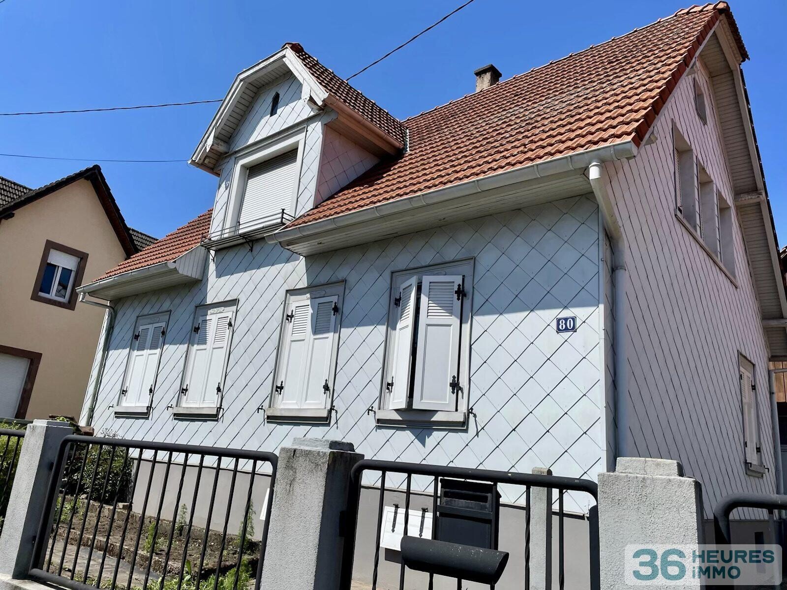 A vendre : maison ancienne à rénover et sa grange à aménageable à Schirrhein (67240)