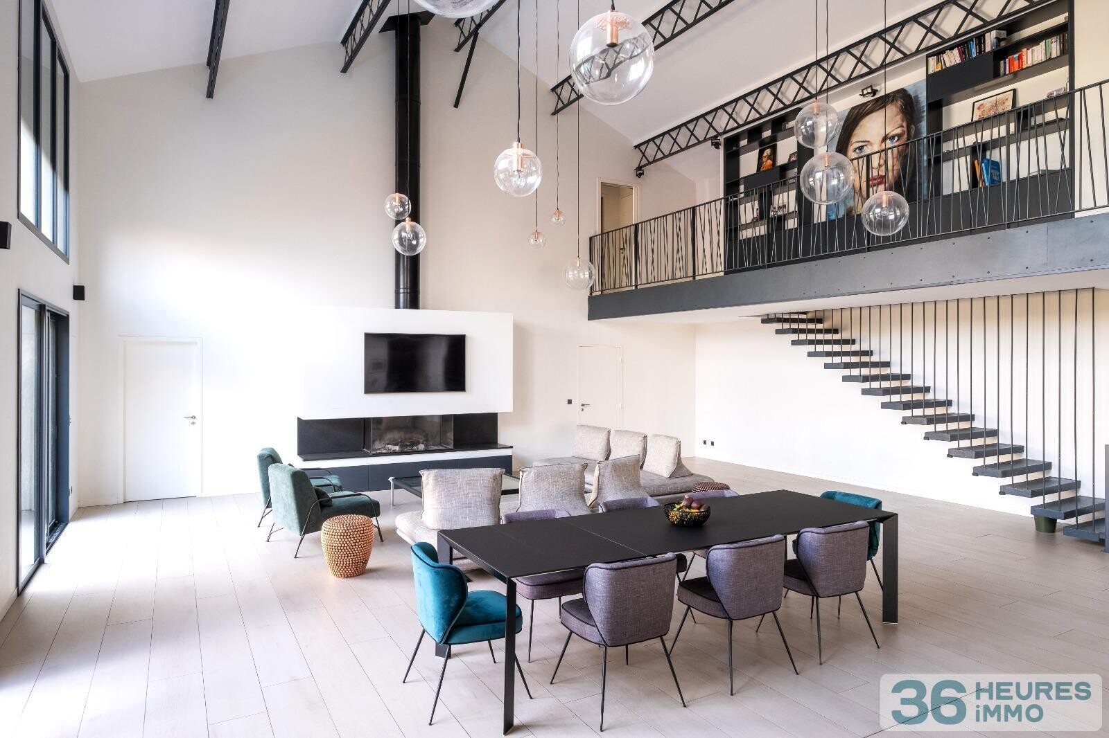 Maison-Loft contemporaine avec prestations haut de gamme Piscine chauffée et jardin 