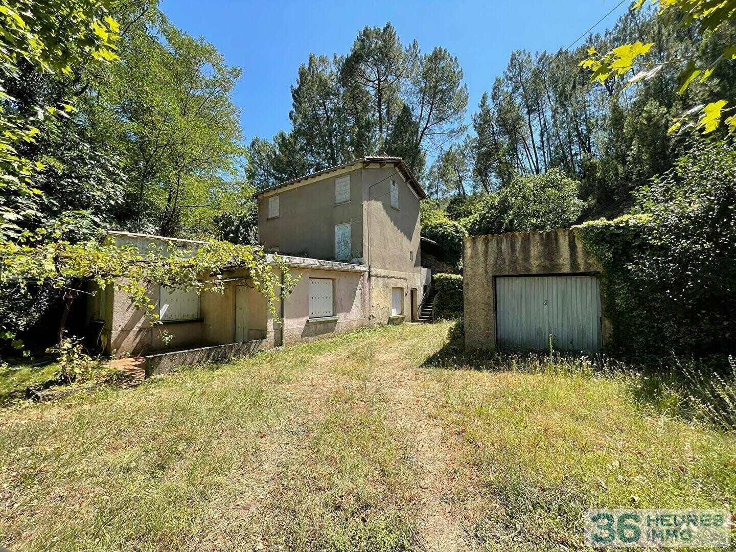 BESSEGES VENTE INTERACTIVE : Maison de 110m² habitable sur terrain attenant de 1350m²