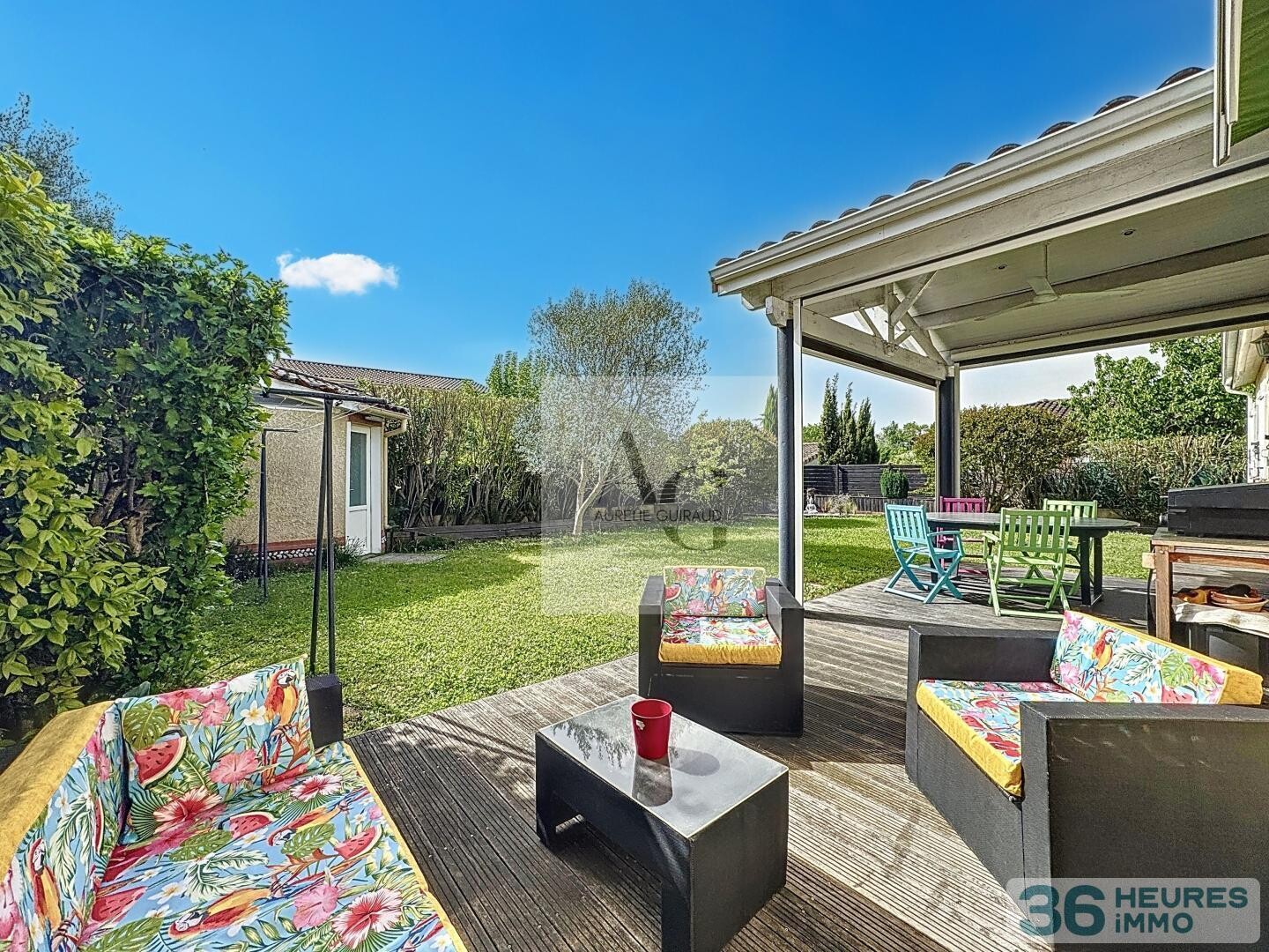 MAISON individuelle T4 de PLAIN-PIED avec JARDIN, GARAGE et DÉPENDANCE en excellent état.