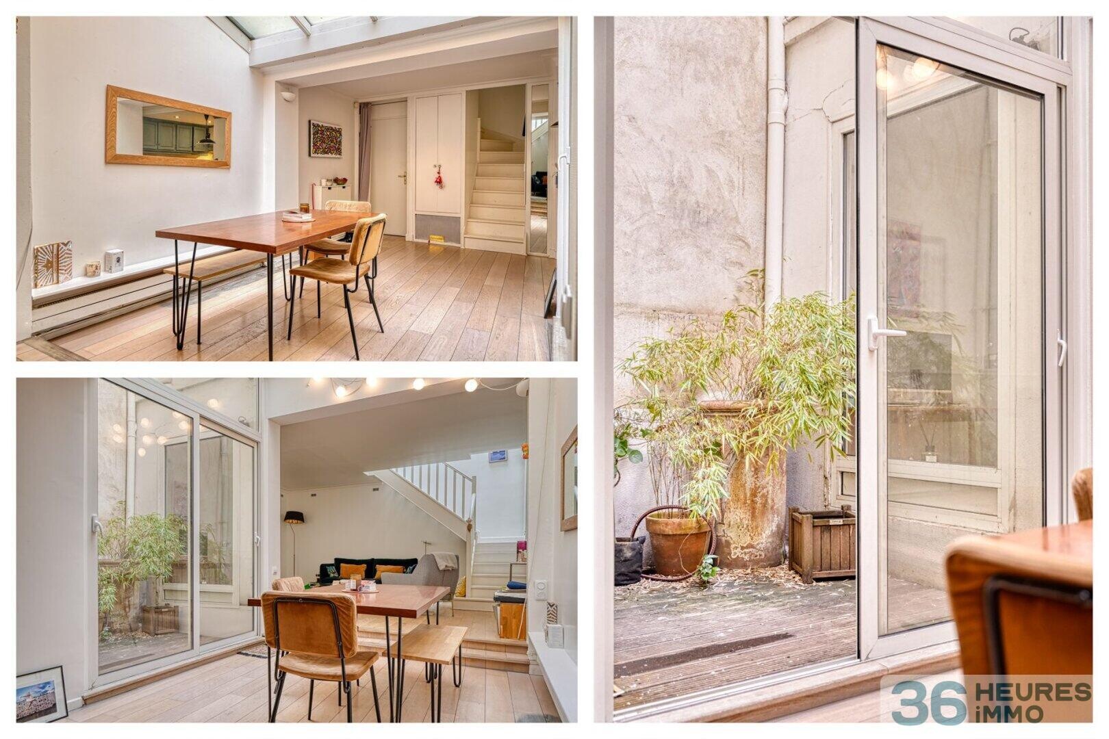  Quartier Martyrs / Cadet – Duplex esprit maison- 2 suites - Patio / Terrasse