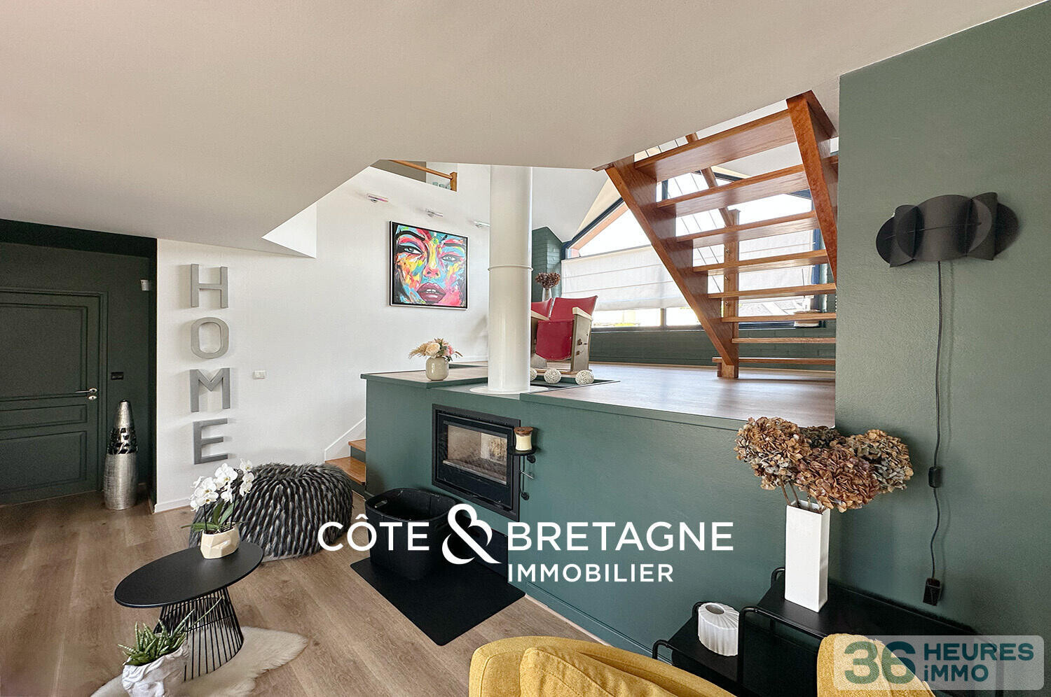 MAISON MODERNE AVEC PISCINE À AMBON DANS LE MORBIHAN | Réf : 202629