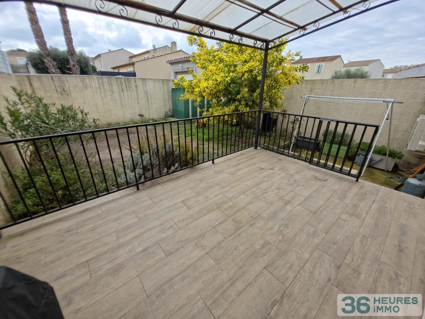 Villa usage d'habitation type T4 (3 chambres) avec garage et terrain attenant