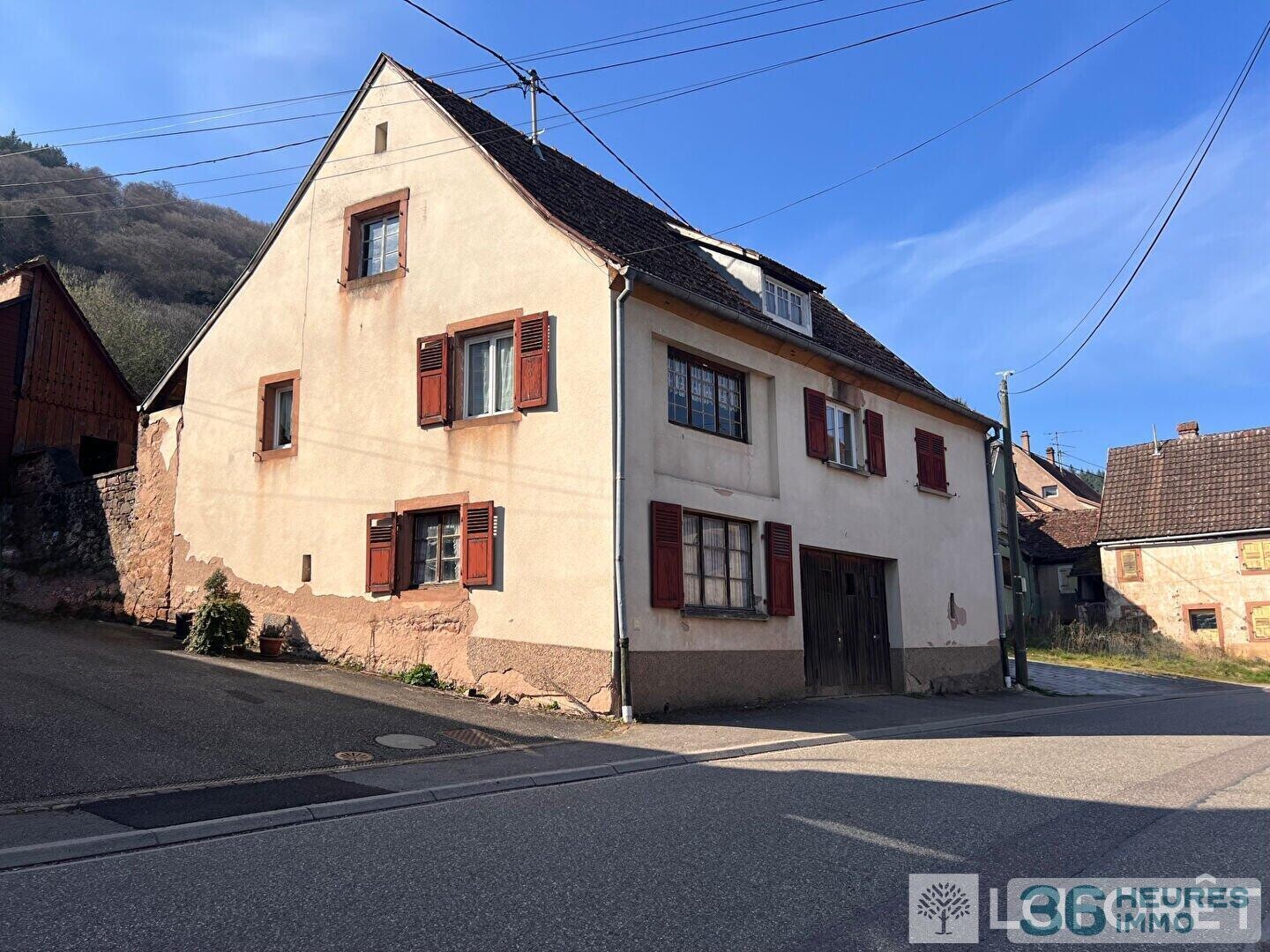 Maison de ville à grand potentiel - Grange et Jardin