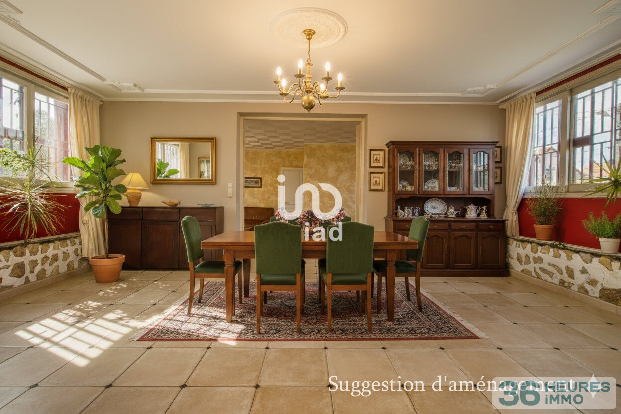 Meulière de charme avec grand jardin – 5 chambres – 2 garages