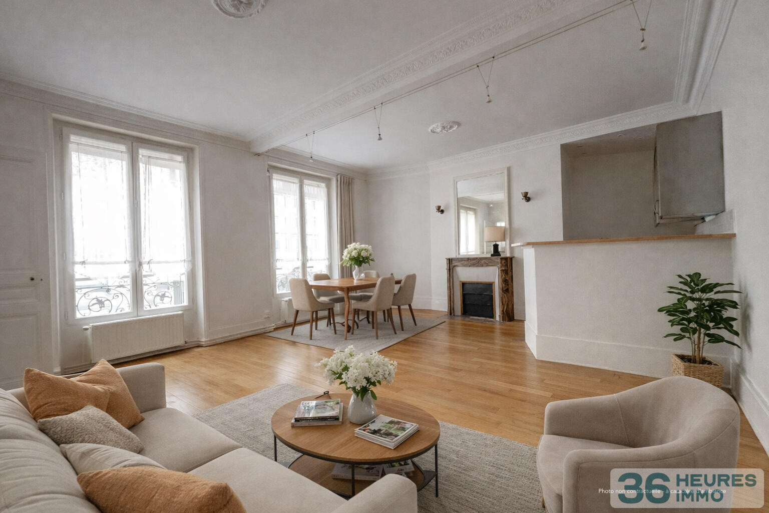 Appartement 64 m2 à Paris 14ème - Alésia