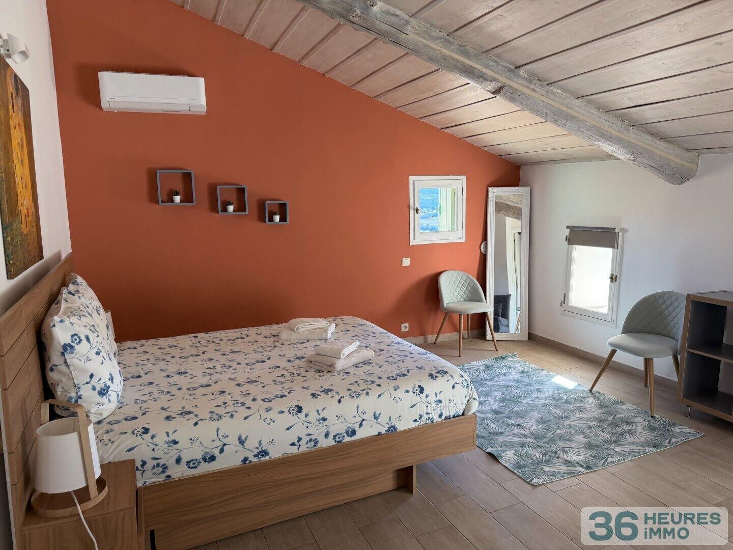 Une bastide avec gîtes et vue imprenable sur le Ventoux