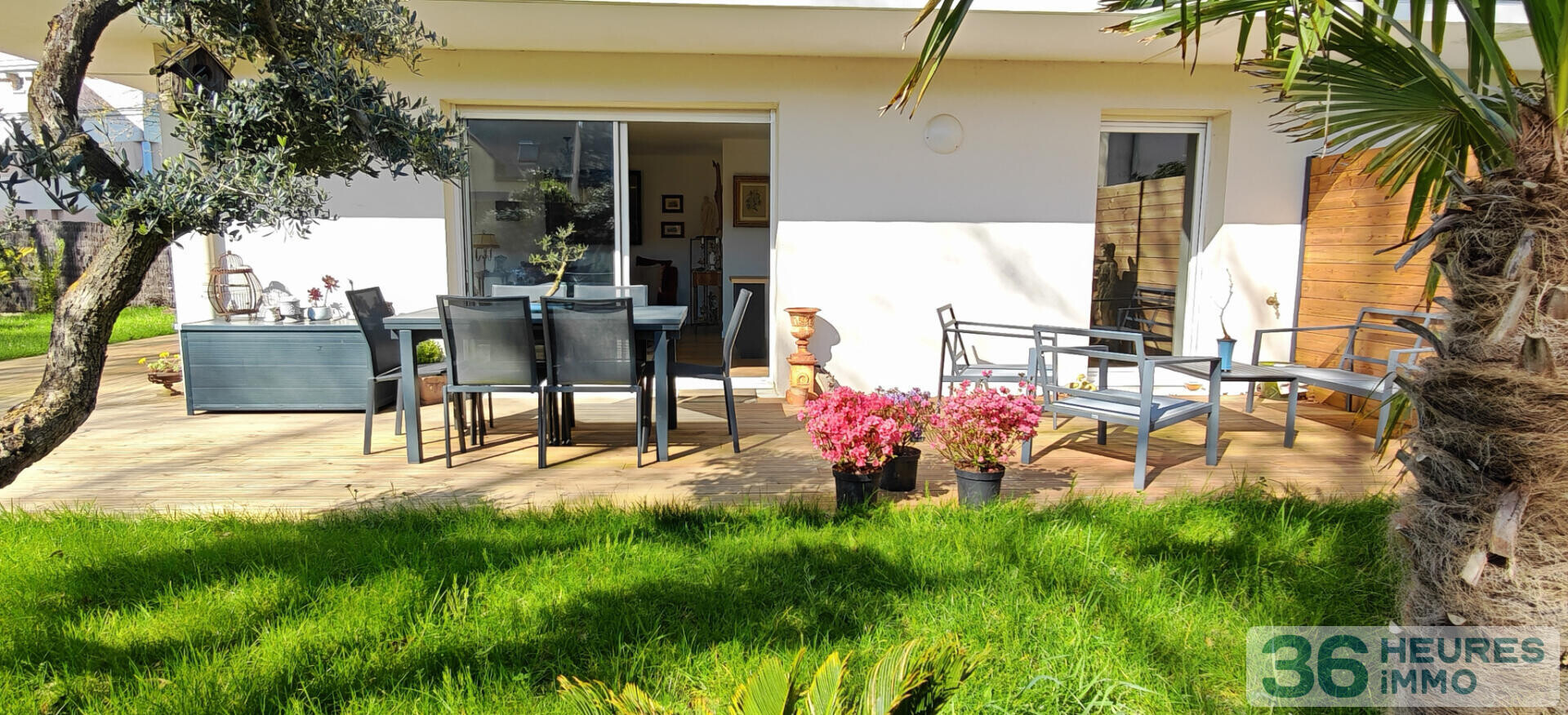 Unique à la vente, T3 de 64 M2 en plein centre de Pacé avec jardin paysagé !