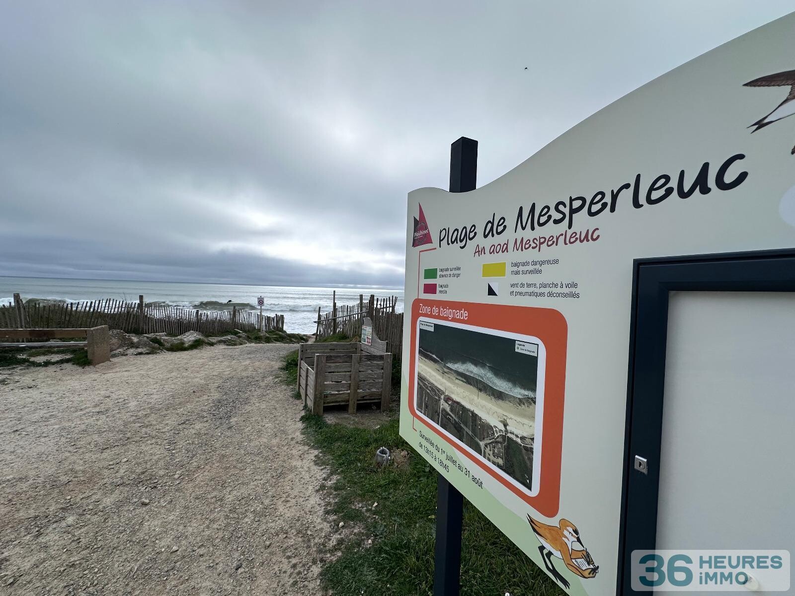 PLOUHINEC - Sur la route de la plage de Mesperleuc
