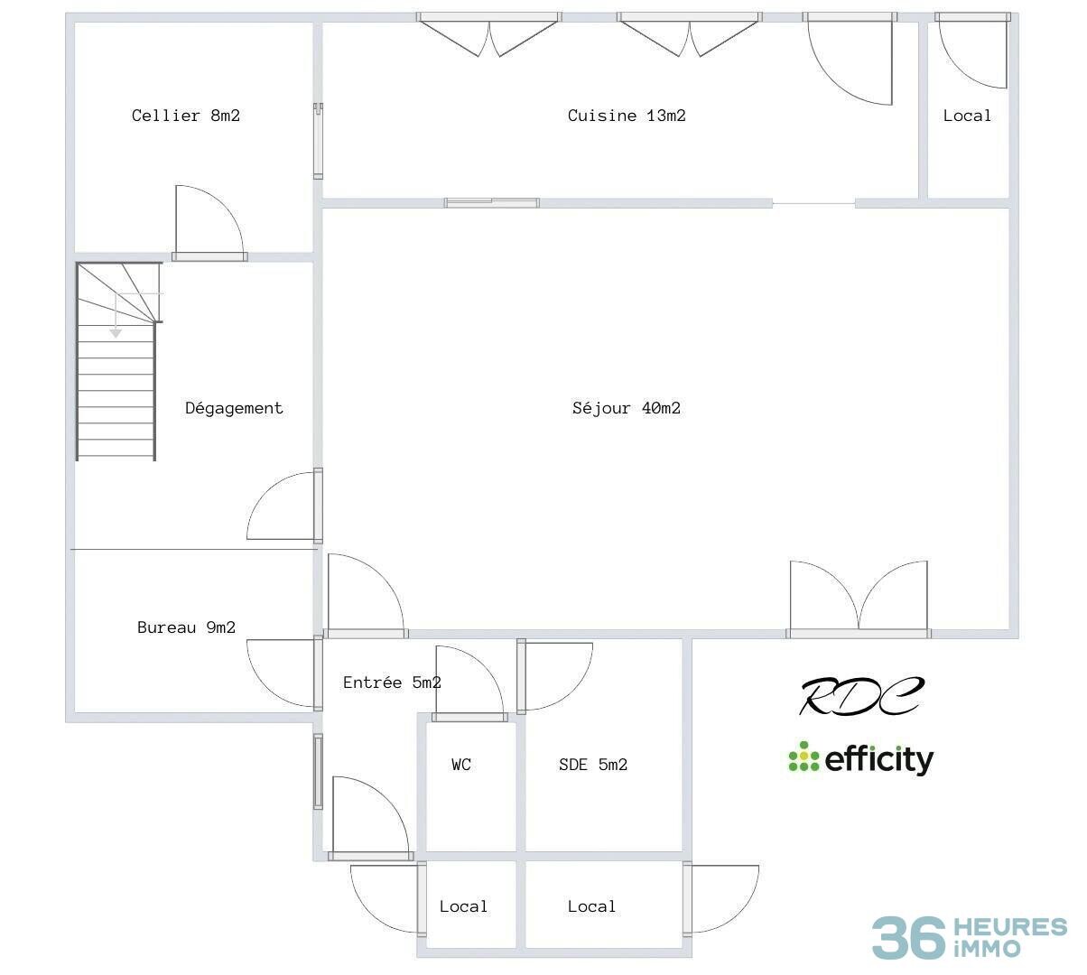 Maison de 150m2 de 5 pièces