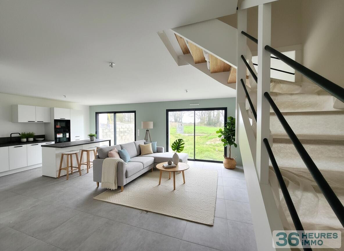 Maison neuve 114m2 - 4 chambres - Vie de plain pied