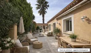 Florensac - Villa de plain-pied avec beaux volumes et fort potentiel