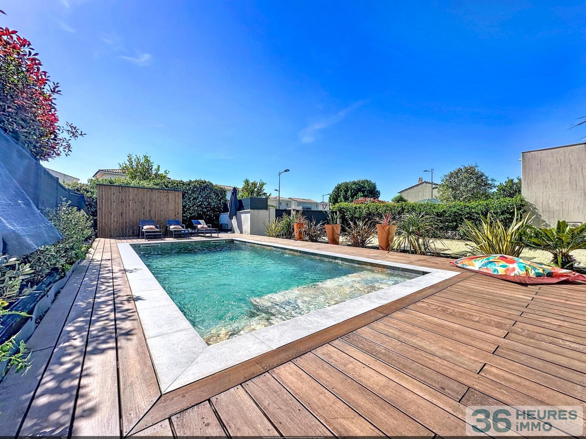 AIMARGUES - MAISON CONTEMPORAINE DE 157 M² AVEC PISCINE SUR 505 M² DE PARCELLE