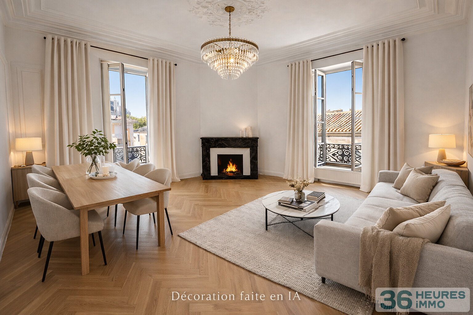 Exclusivité Appartement 144 m2, 3 chambres, grenier + cave - proche arènes