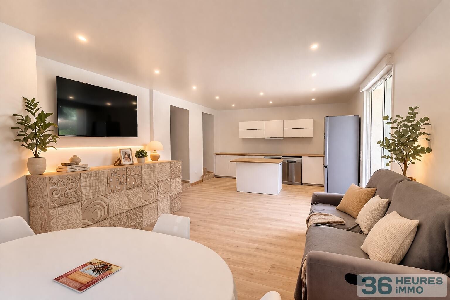 Maison de caractère rénovée, 125 m² 4 chambres, 2 logements possible