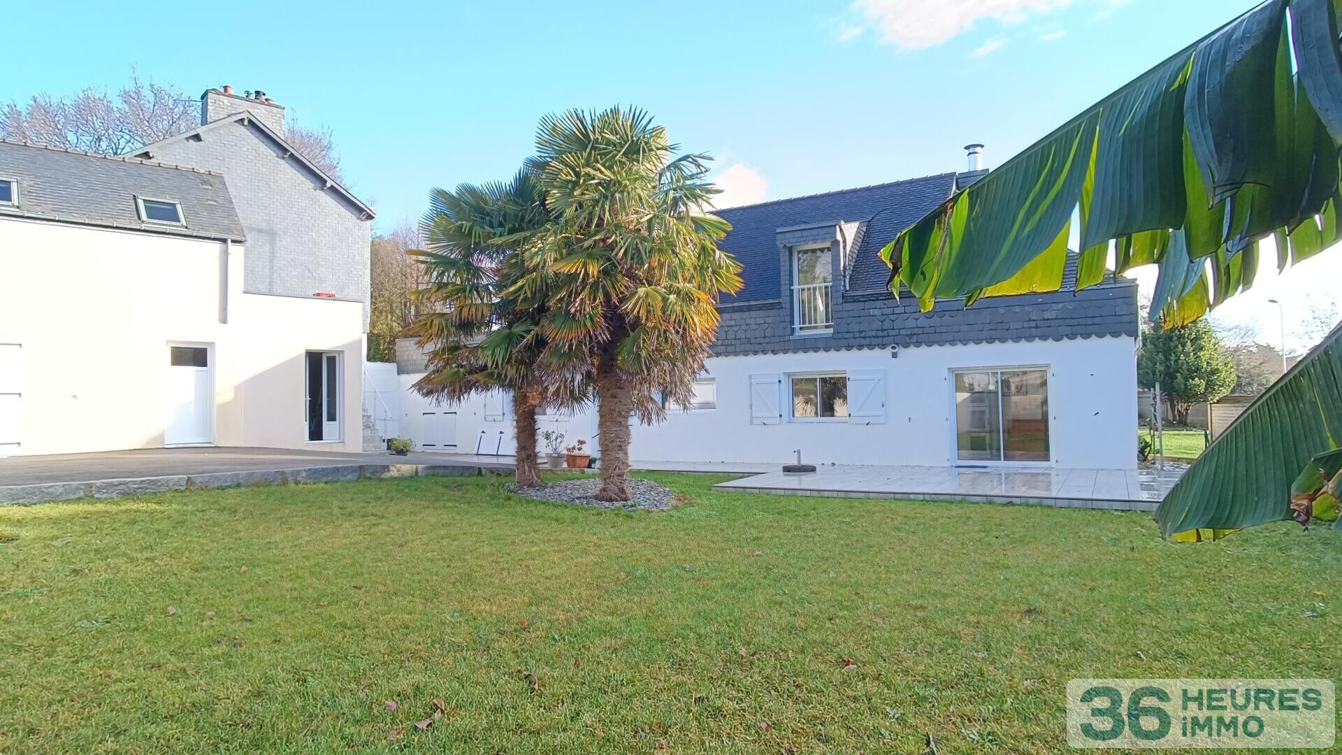 Maison familiale avec studio indépendant et jardin – Vue sur l’anse de Conleau