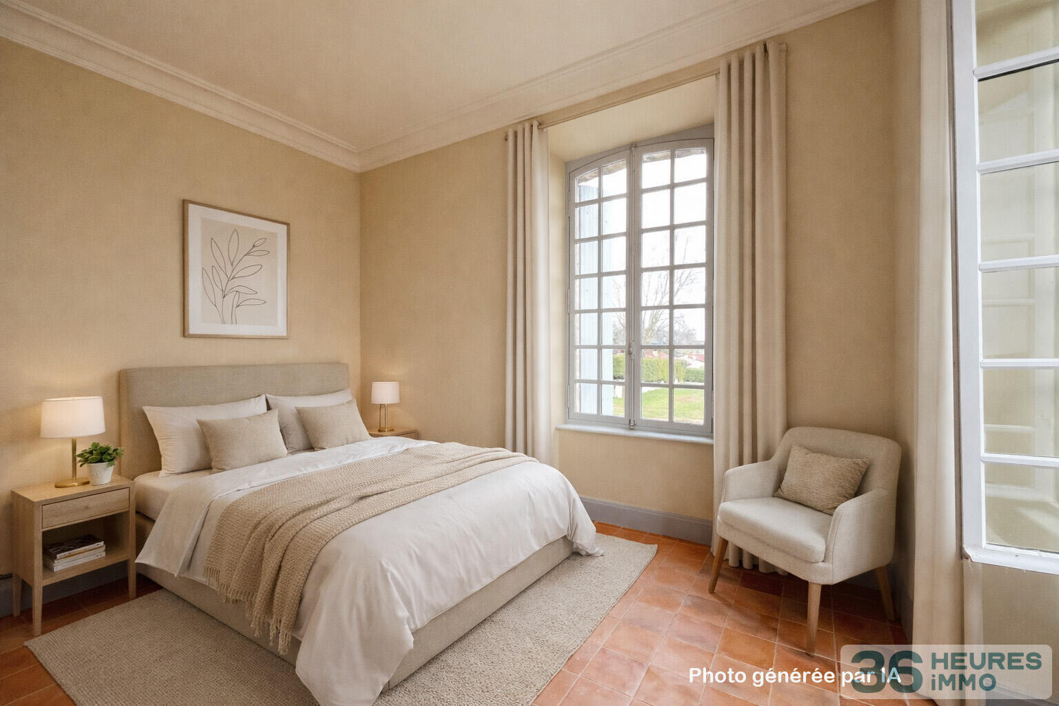appartement rdc 112 m² au CHATEAU DE BRUGHEAS