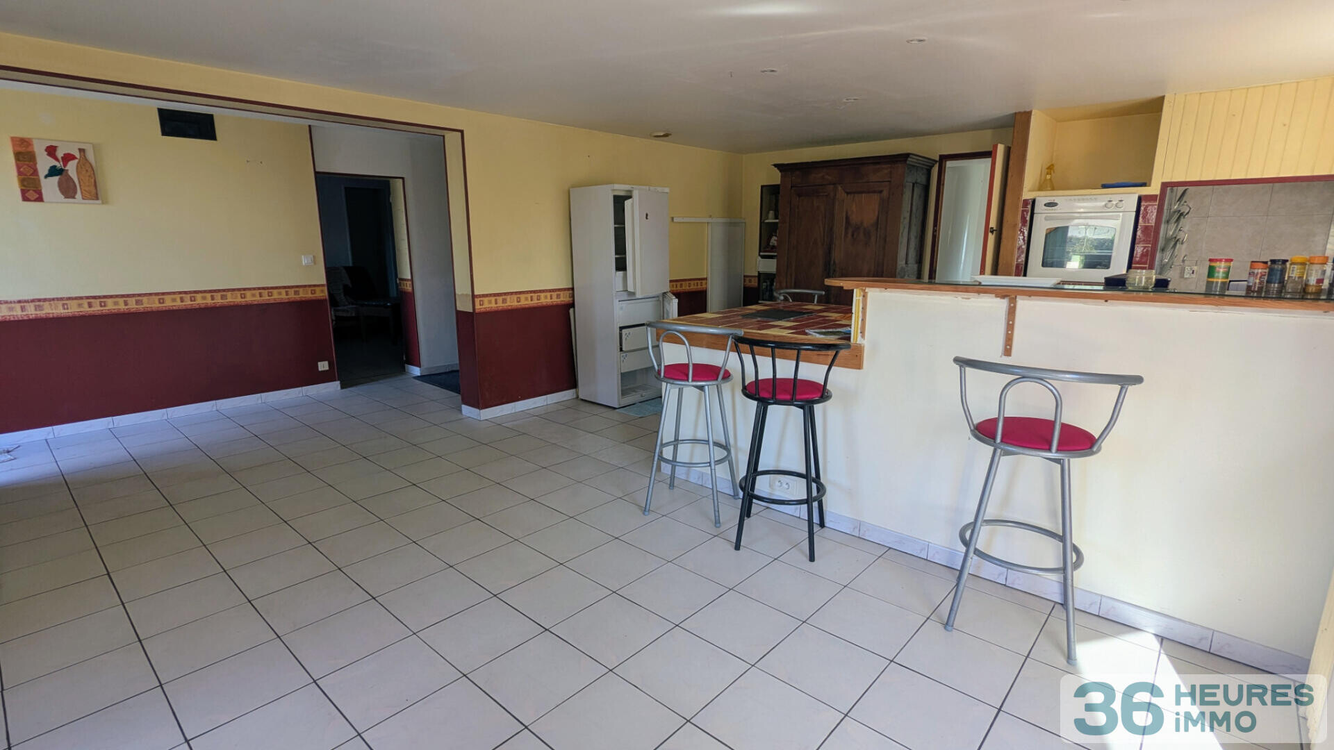 Maison de bourg et terrain non attenant de 5595m2