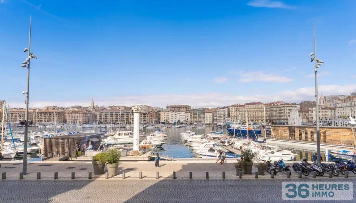 Bien unique, Vieux-Port Marseille – 141 m² modulables habitation + commercial
