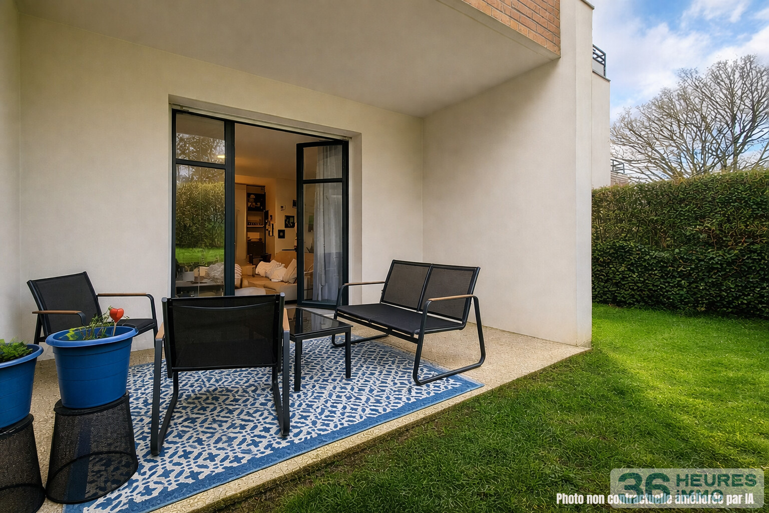 Appartement 2 pièces avec terrasse et jardin à Rambouillet (78120)