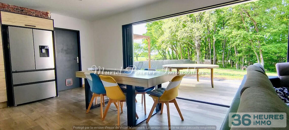 Maison contemporaine 2021 – Plain-pied – Calme – Vue sur le bois