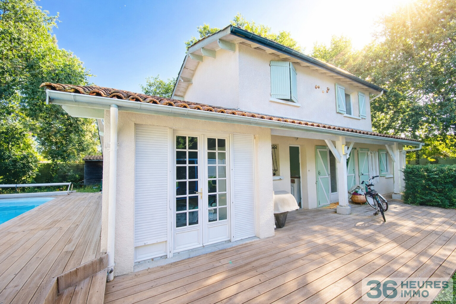 Maison T5 avec piscine et jardin à vendre à Gujan-Mestras