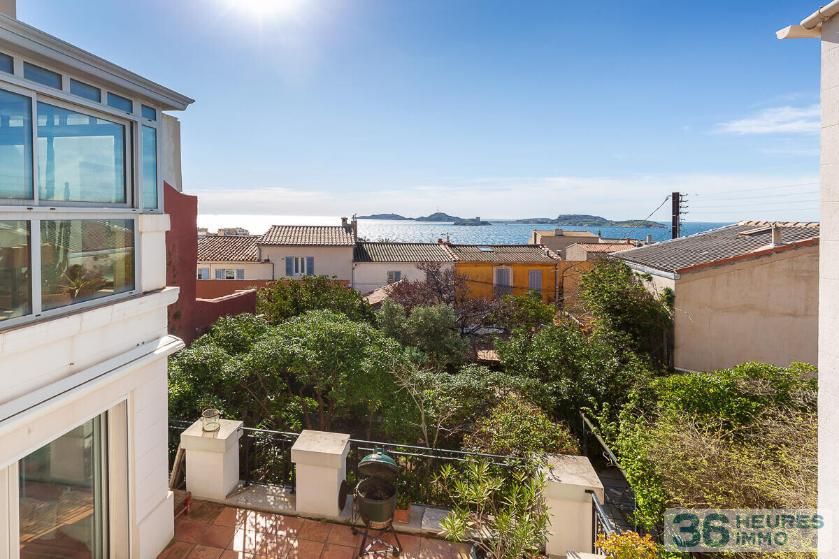 MARSEILLE 7 EME - ENDOUME - MAISON DE CHARME AVEC VUE MER GARAGE ET DEPENDANCE