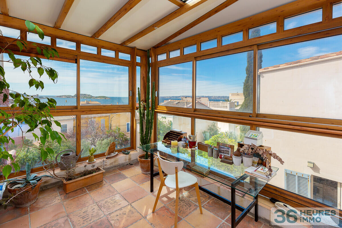 MARSEILLE 7 EME - ENDOUME - MAISON DE CHARME AVEC VUE MER GARAGE ET DEPENDANCE