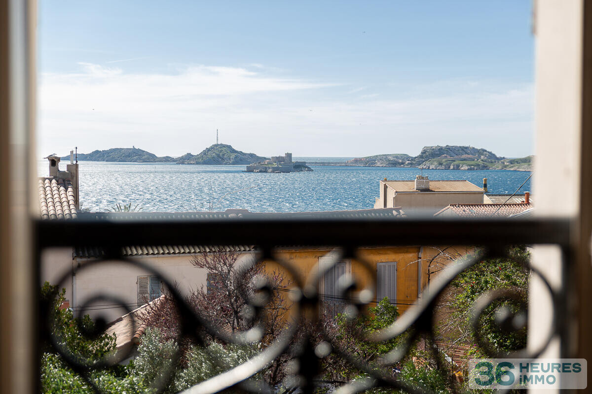 MARSEILLE 7 EME - ENDOUME - MAISON DE CHARME AVEC VUE MER GARAGE ET DEPENDANCE