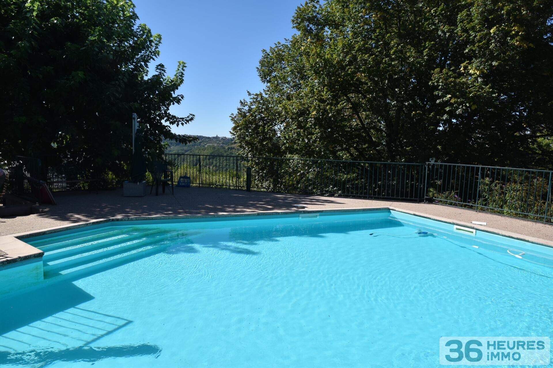 Demeure de maître XVIIIᵉ avec dépendance, piscine et vue