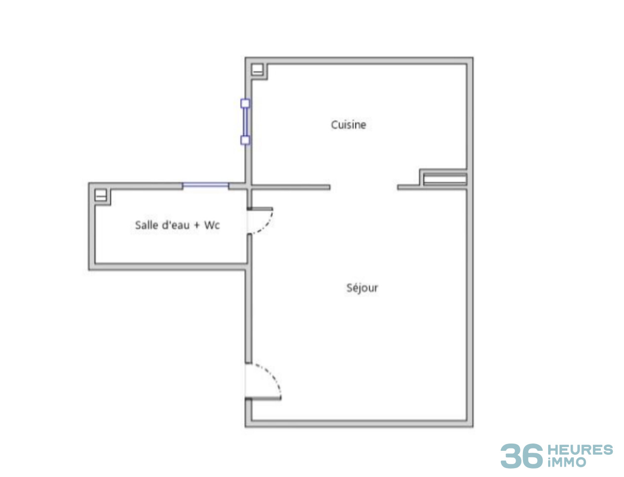 PUTEAUX – Quartier République | Studio au calme – Idéal investisseur