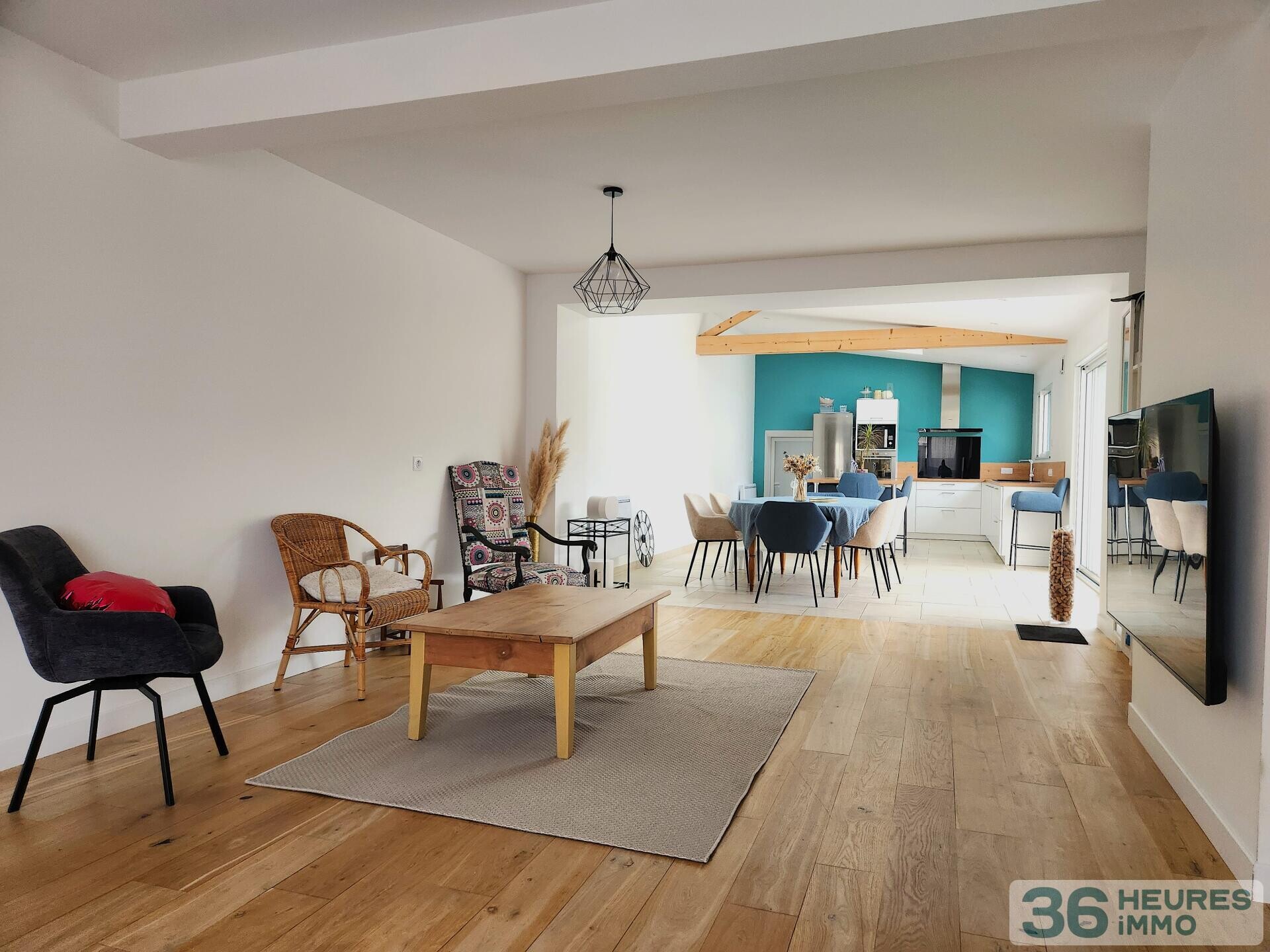 Maison 4 ch et 1 bureau - Bourg du Loroux Bottereau