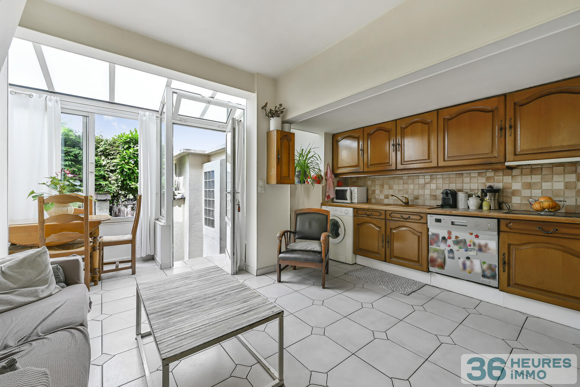 Duplex indépendant 3 chambres à Bois-Colombes avec terrasse