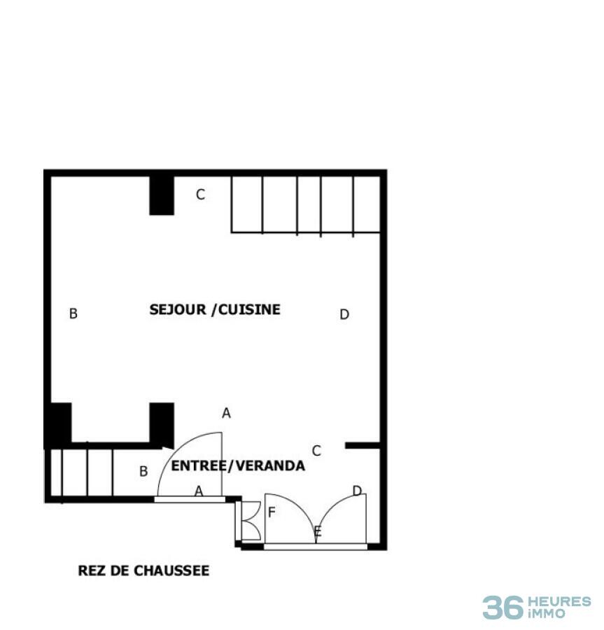 Duplex indépendant 3 chambres à Bois-Colombes avec terrasse