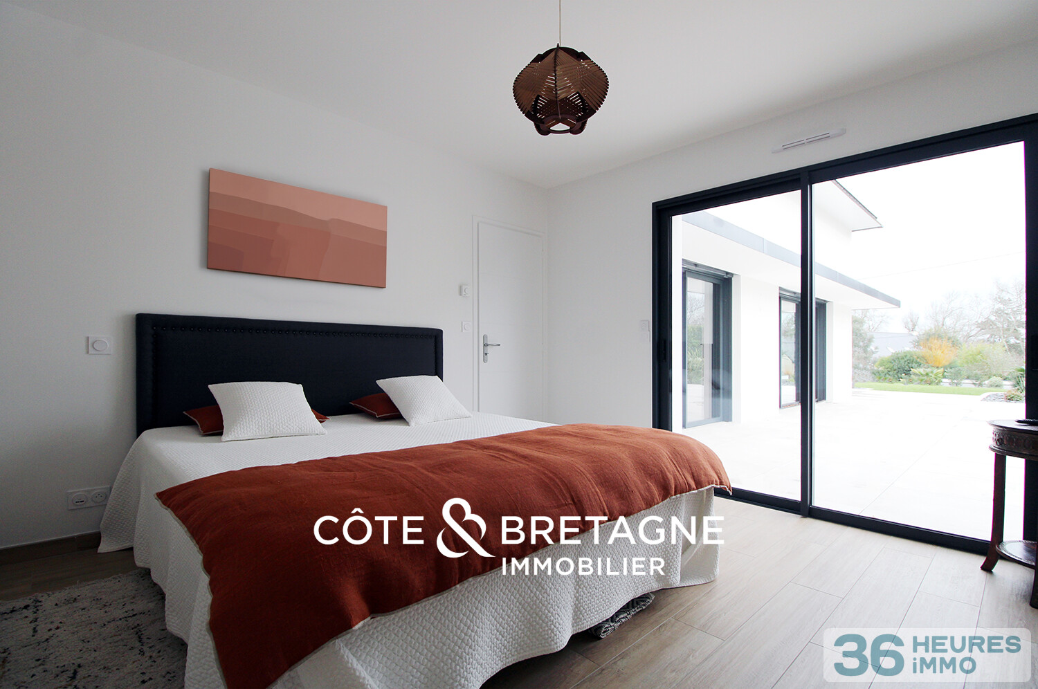 Acheter à Sarzeau maison d'architecte à 600 mètres de la plage.