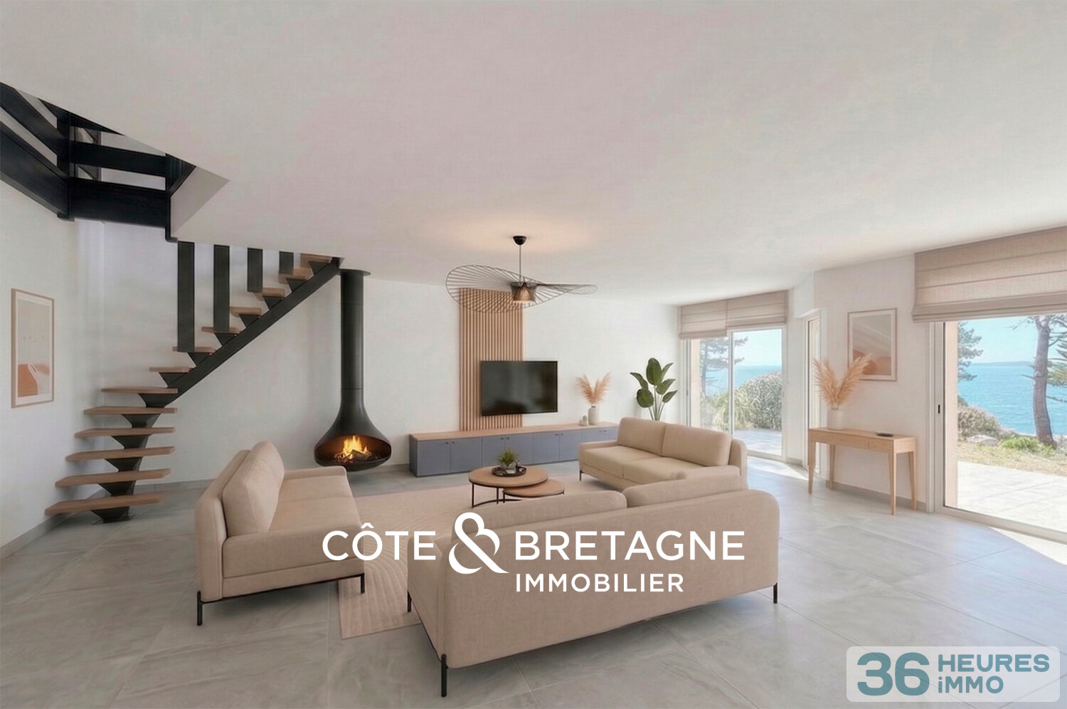 MAISON AVEC VUE MER À SÉNÉ DANS LE MORBIHAN | Réf : 202663