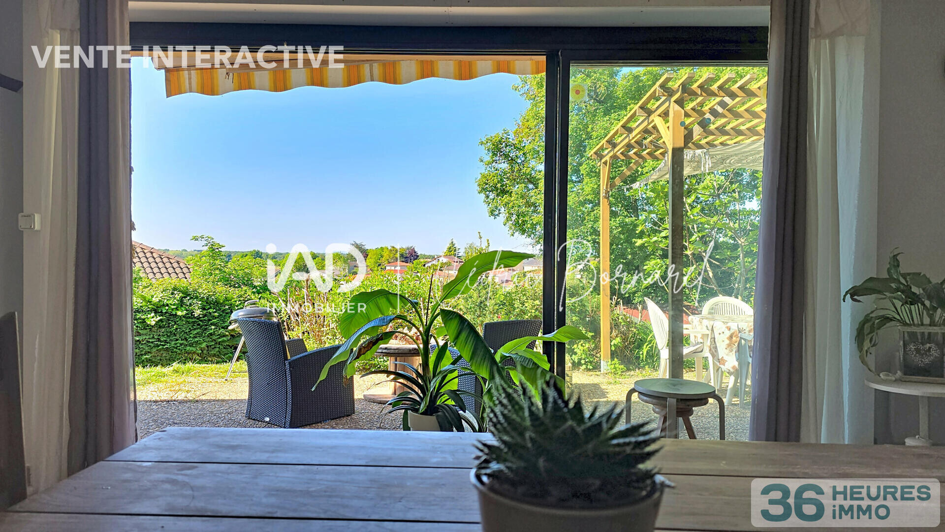 Maison individuelle de plain-pied – 133 m² habitables – 4 chambres – terrain 965 m² – Chalamont