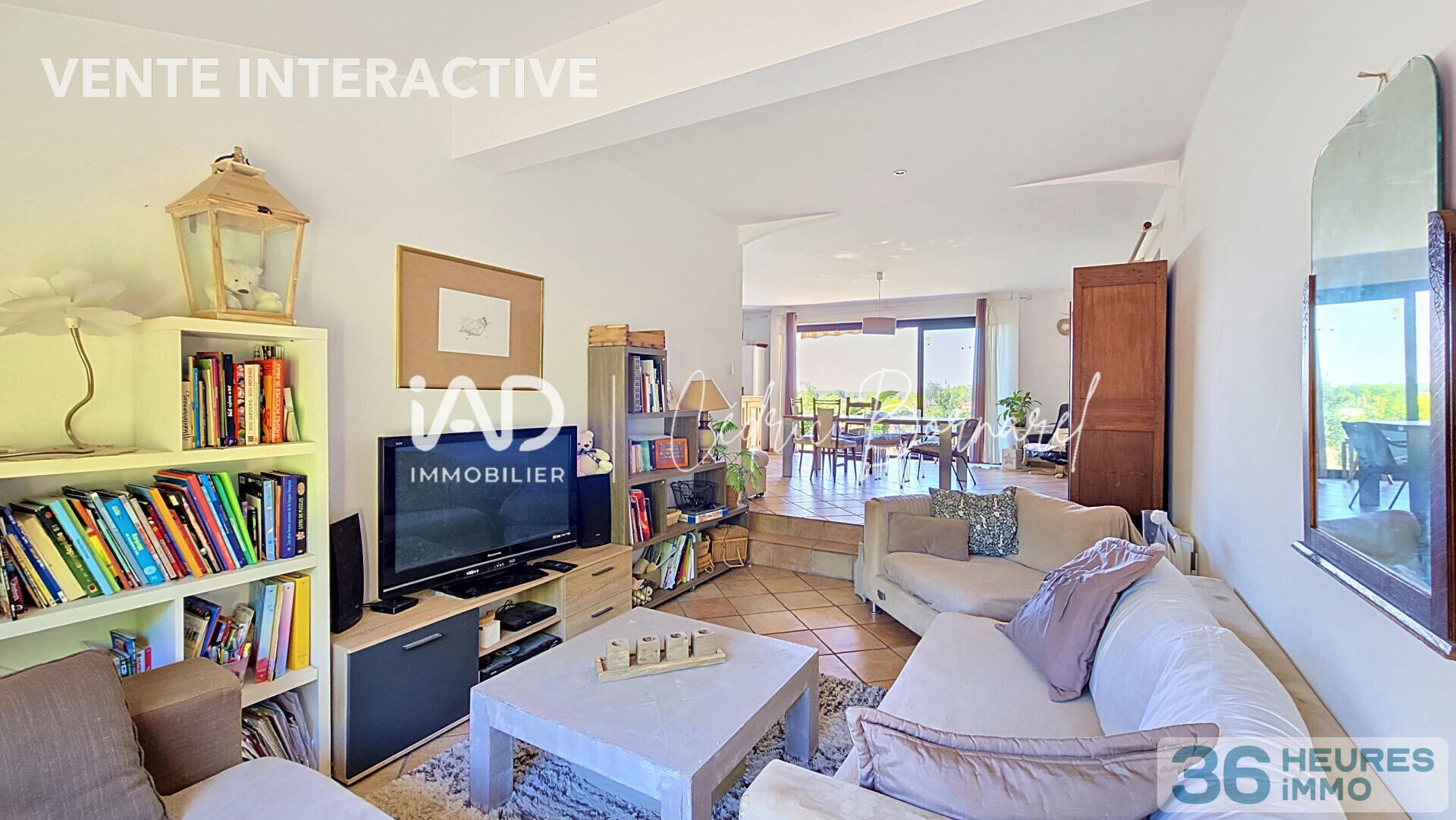 Maison individuelle de plain-pied – 133 m² habitables – 4 chambres – terrain 965 m² – Chalamont