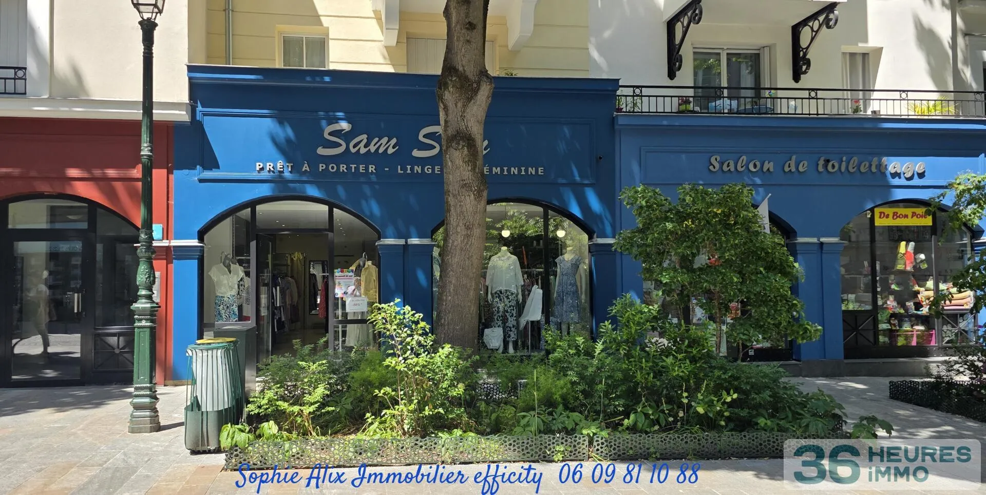 FONDS DE COMMERCE - CENTRE VILLE - CLAMART - RUE PIETONNE