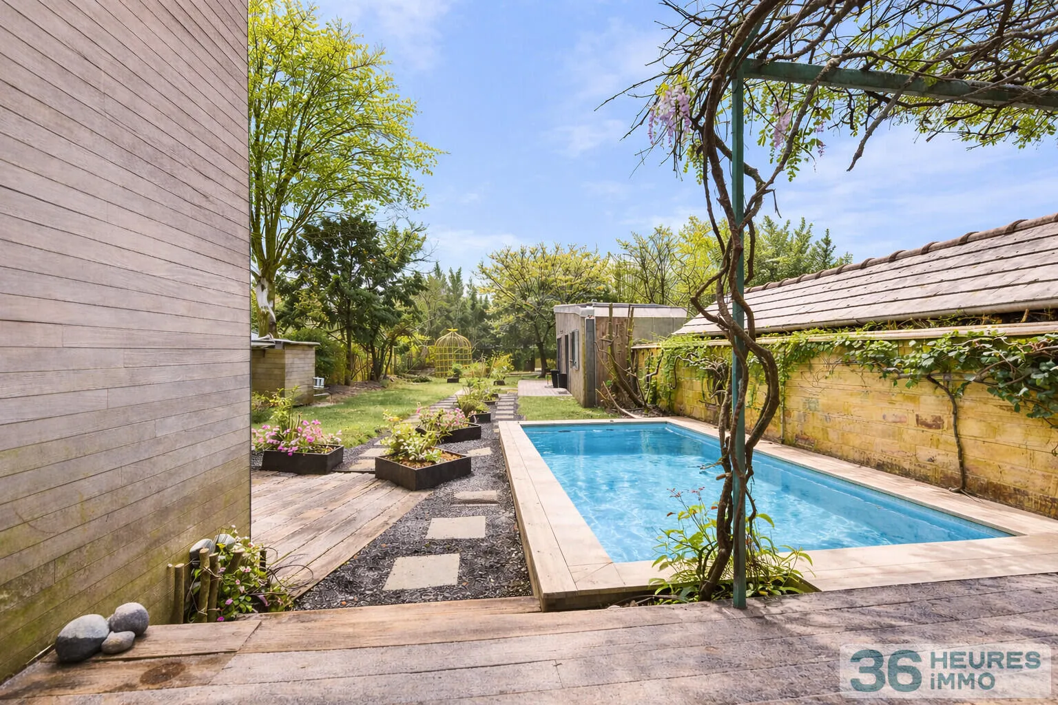 St Maur des Fossés - Adamville – Maison d'architecte avec dépendance et piscine