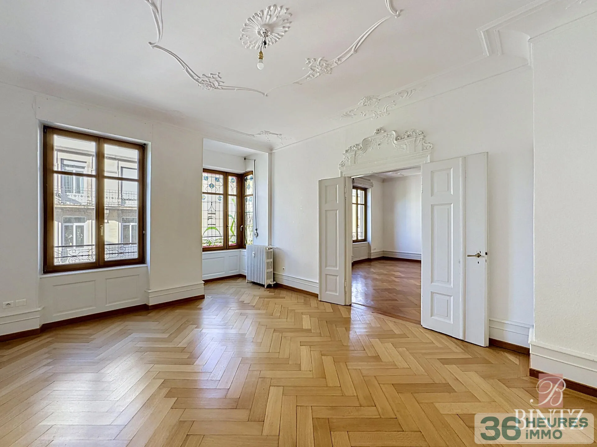 VENTE INTERACTIVE - APPARTEMENT STRASBOURG - ORANGERIE - GRANDE TERRASSE - HAUSSMANNIEN - GARAGE