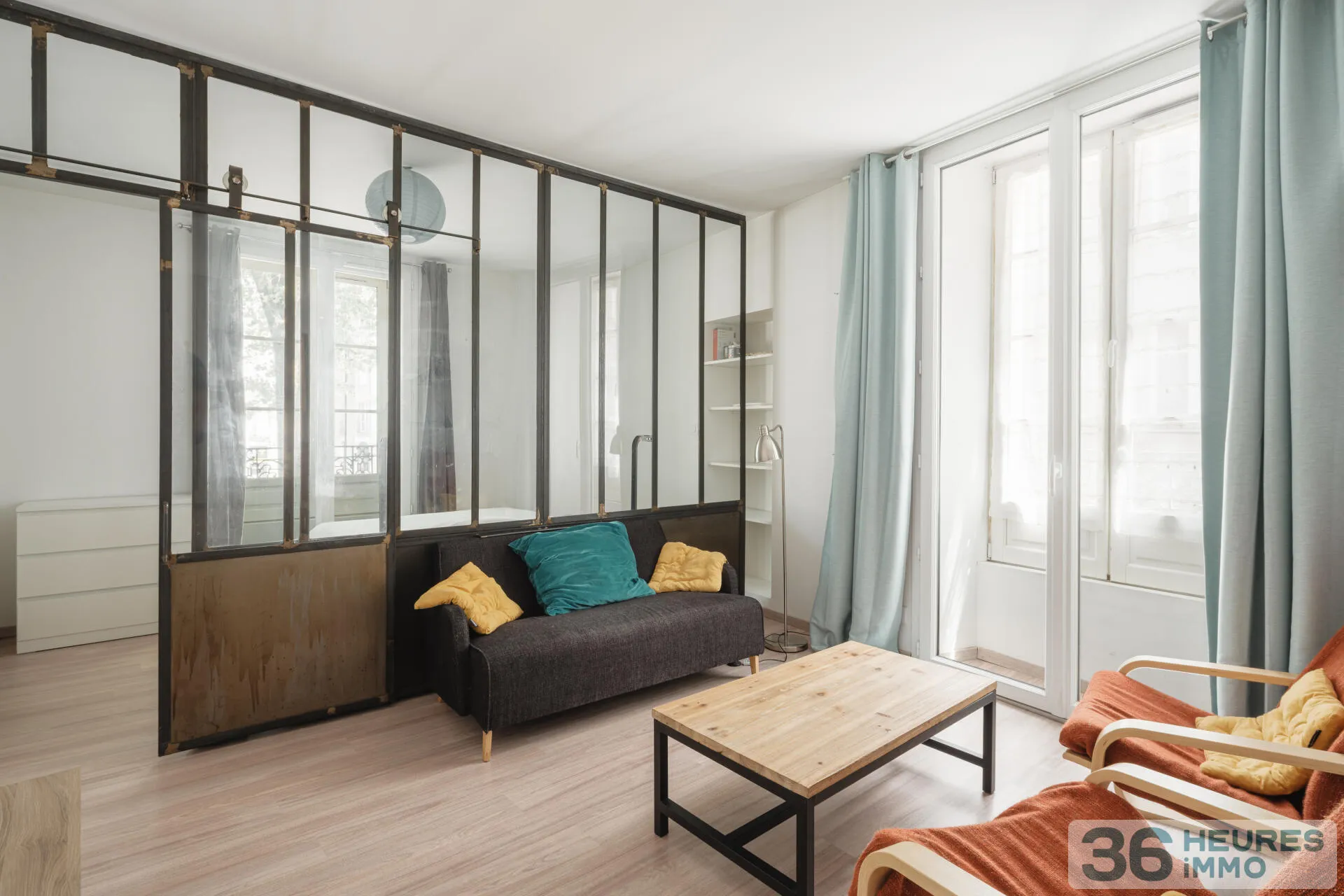 Nantes Hyper Centre – Appartement T1 bis rénové – Vente interactive