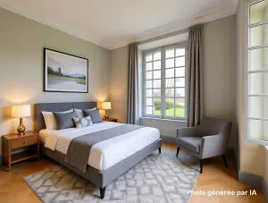 appartement rdc 112 m² au CHATEAU DE BRUGHEAS